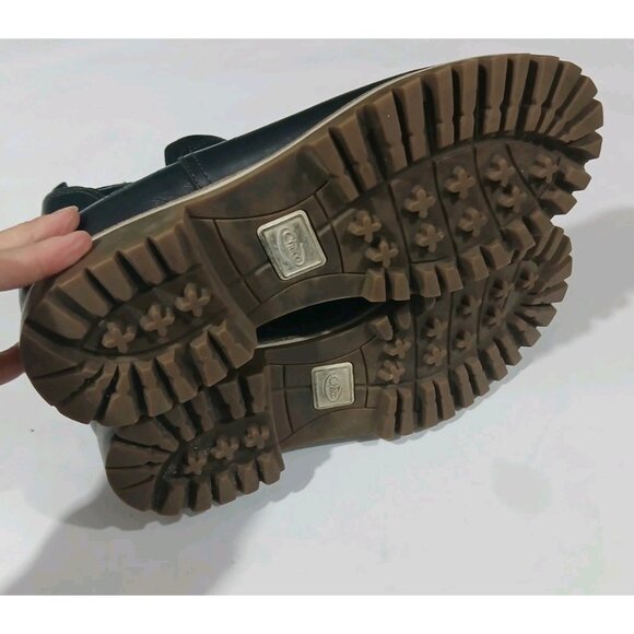 Chaco Fields Chelsea Waterproof Boots Size 10 Black Pull On Ankle - Picture 12 of 13